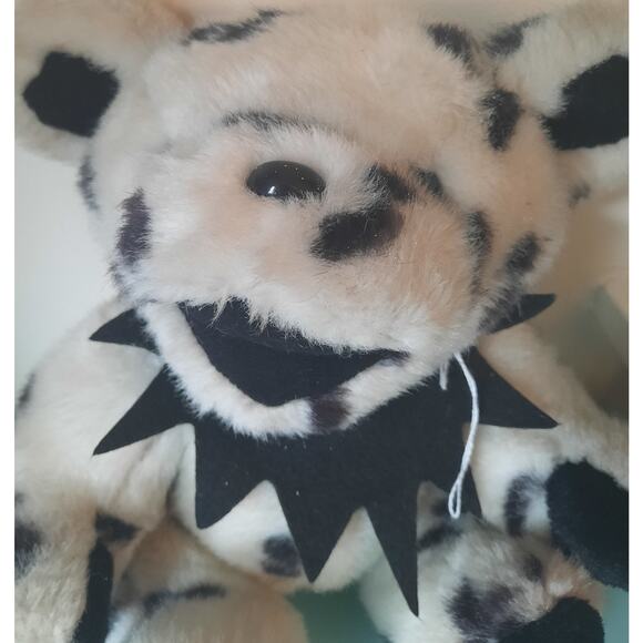 Grateful Dead Bear Plush White with Black Spots Liquid Blue Steven Smith - Picture 1 of 7